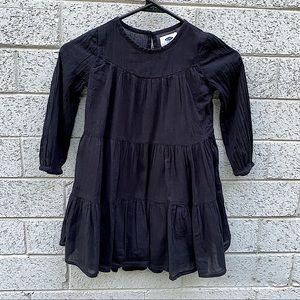Girls Old Navy long sleeve tiered dress